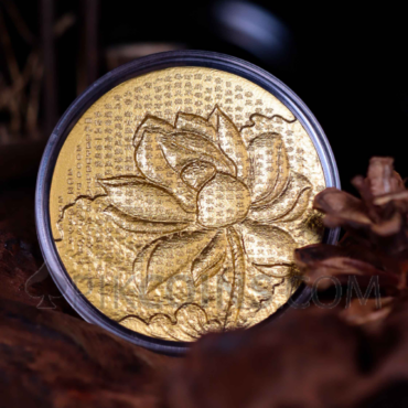 Guan Yin Thousand-armed Thousand-eyed Bodhisattva - Gold Plated 2000 Francs CFA 2oz Gabon 2025