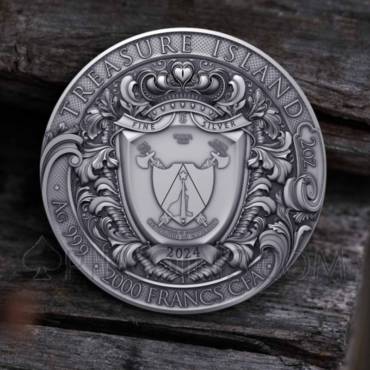 Treasure Island 2000 Francs CFA 2oz Cameroon 2024