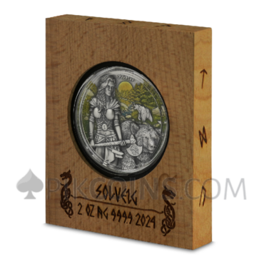 Valkyries - Solveig 2oz silver Ultra High Relief 2024