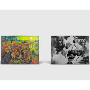 The Red Vineyard - Van Gogh Tri-Metal 10000 Francs CFA Chad 2024