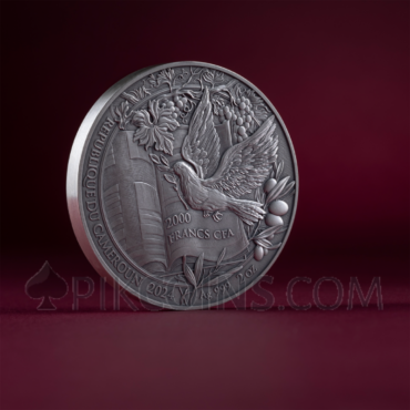 The Seven Days Of Creation - Bible Stories 2000 Francs CFA 2oz Republic of Cameroon 2024