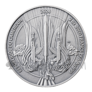 Army Of Drones - Guardians Of Freedom 2000 Francs CFA 2oz Republic of Cameroon 2024