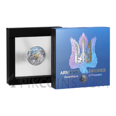 Army Of Drones - Guardians Of Freedom 2000 Francs CFA 2oz Republic of Cameroon 2024