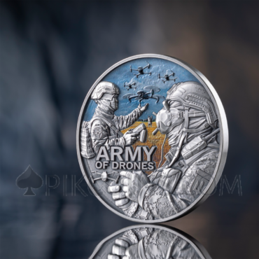 Army Of Drones - Guardians Of Freedom 2000 Francs CFA 2oz Republic of Cameroon 2024