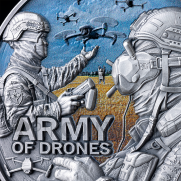 Army Of Drones - Guardians Of Freedom 2000 Francs CFA 2oz Republic of Cameroon 2024