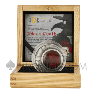 Black Death - Human Tragedies 5$ 2oz Niue 2023