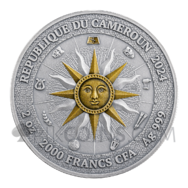 Calliope - The Nine Muses 2000 Francs CFA 2oz Republic of Cameroon 2024