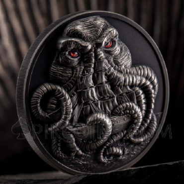 Cthulhu Mythos - H.P. Lovecraft 20$ 3oz Palau 2022