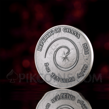 Dragon - Chronicles of Fire 10 Cedis 2oz Republic of Ghana 2024