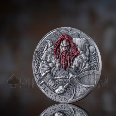 Erik The Red - The Way to Valhalla 2000 Francs CFA 2oz Republic of Cameroon 2024