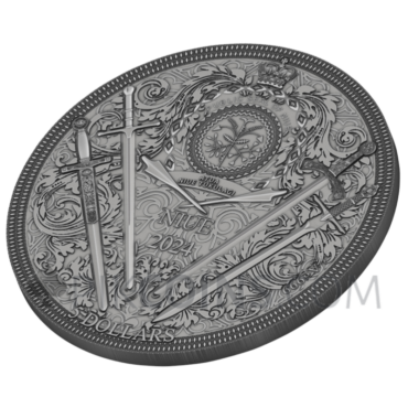 Excalibur - Legendary Swords 5$ 2oz Niue 2024
