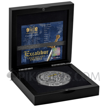Excalibur - Legendary Swords 5$ 2oz Niue 2024