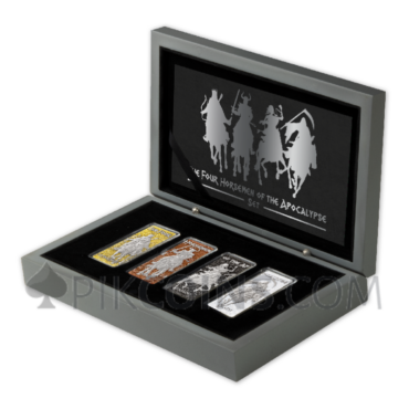 Four Horsemen Of The Apocalypse 5$ Set 4x1oz Barbados 2024