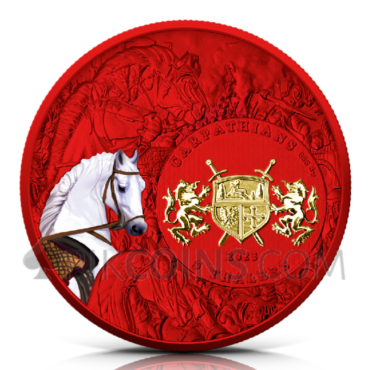 White Horse Space Edition - Four Horsemen of the Apocalypse 5 Thalers 1oz Carpathian 2023