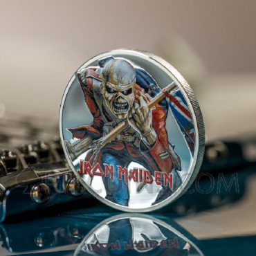 Iron Maiden - Eddie - The Trooper 5$ 1oz Cook Islands 2023
