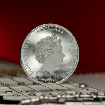 Iron Maiden - Eddie - The Trooper 5$ 1oz Cook Islands 2023