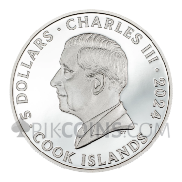 Killers - Iron Maiden 5$ 1oz Cook Islands 2024