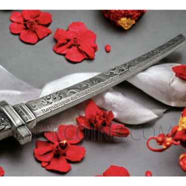 The Katana 10000 Francs CFA 2oz Chad 2024