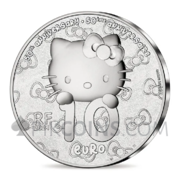 Hello Kitty France Proof 10€ 22.2g France 2024