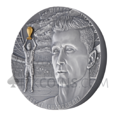 Robert Lewandowski - The Winner 50$ 1kg Niue 2023