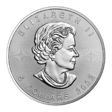 Maple Leaf 5$ 1oz silver 2022