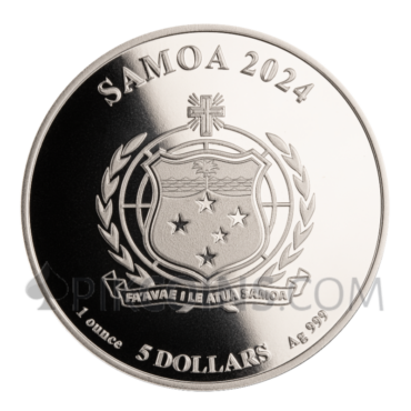 Monopoly Rise To Wealth 2$ 1oz Samoa 2024