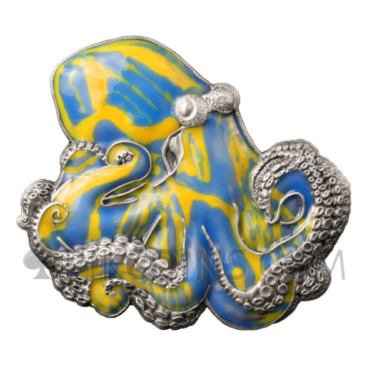 Octopus 5$ 3oz Barbados 2024