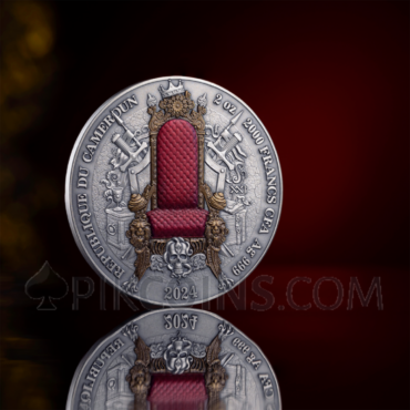 Ottoman Empire - The Legacy of The Greatest Empires 2000 Francs CFA 2oz Republic of Cameroon 2024