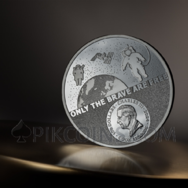 Astronaut - Real Heroes 100$ 1kg Cook Islands 2024