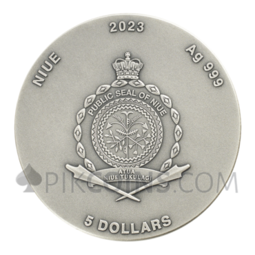 Rick and Morty - Glow in the Dark 5$ 2oz Niue 2023