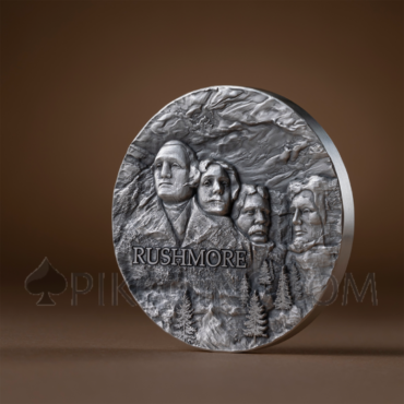 Rushmore - Rock-cut Monuments 10 cedis 2oz Republic of Ghana 2024