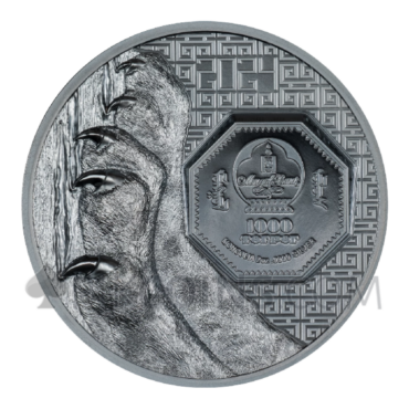 Snow Leopard - Wild Mongolia 1000 Togrog 2oz Mongolia 2024