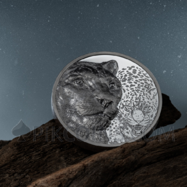 Snow Leopard - Wild Mongolia 1000 Togrog 2oz Mongolia 2024