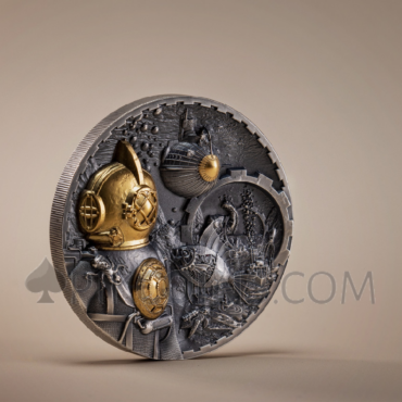 Steampunk - Nautilus 20$ 3oz Cook Islands 2022