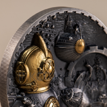 Steampunk - Nautilus 20$ 3oz Cook Islands 2022