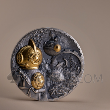Steampunk - Nautilus 20$ 3oz Cook Islands 2022