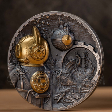Steampunk - Nautilus 20$ 3oz Cook Islands 2022