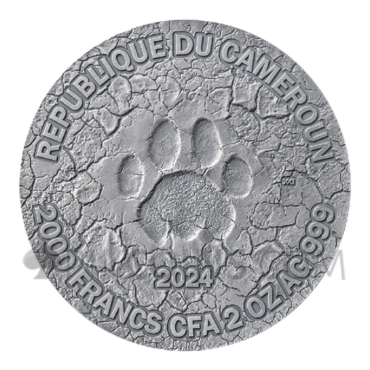 The Grace Of Lioness - Circle of Life 2000 Francs CFA 2oz Republic of Cameroon 2024