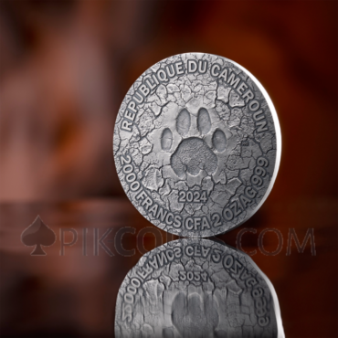 The Grace Of Lioness - Circle of Life 2000 Francs CFA 2oz Republic of Cameroon 2024