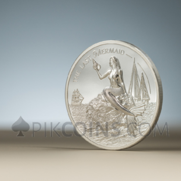 The Last Mermaid - X Ray 5$ 1oz Palau 2024
