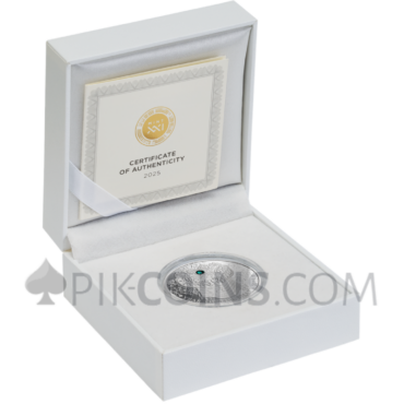 Year Of The Snake - Lunar Year 2 Cedis 0.5oz Republic of Ghana 2025