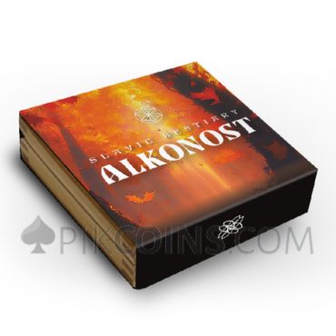 Alkonost - Slavic Bestiary 2000 Francs CFA 3oz Cameroon 2023