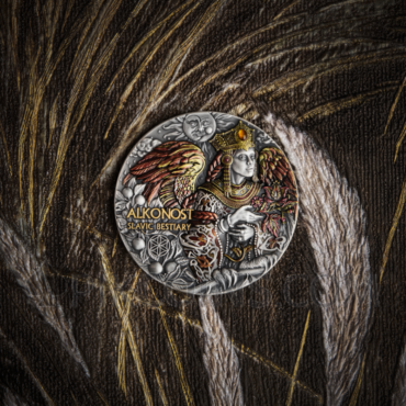 Alkonost - Slavic Bestiary 2000 Francs CFA 3oz Cameroon 2023