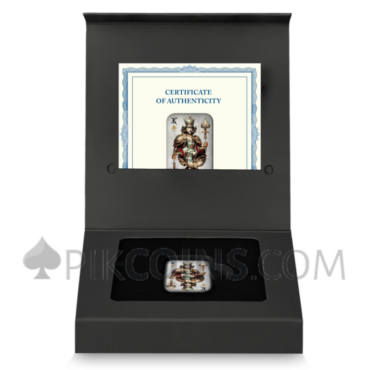 King of Spades - Poker Cards - Cast Bar 2oz 2024