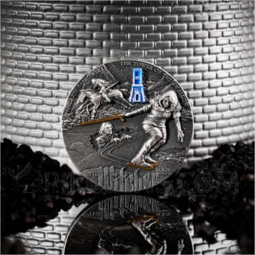 The Tower of the Swallow - The Witcher Book 5$ 2oz Niue 2024