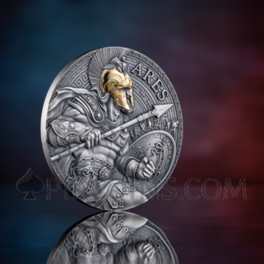 Ares - Great Greek Mythology 2000 Francs CFA 2oz Republic of Cameroon 2024