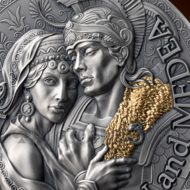 Jason and Medea - Great Greek Mythology 2000 Francs CFA 2oz Republic of Cameroon 2024