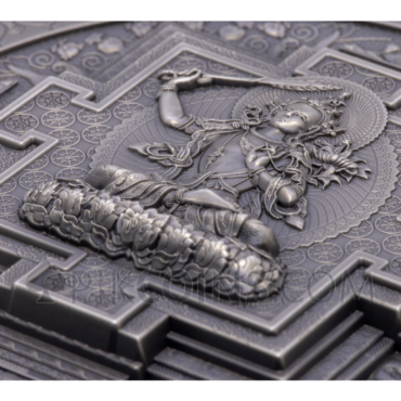 Manjushri Mandala – Archeology & Symbolism 2000 Togrog 3oz Mongolia 2024