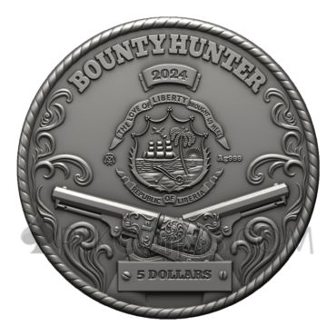 Bounty Hunter 5$ 2oz Liberia 2024