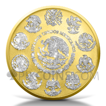 Libertad - 24k Gold & Diamond Dust 1 Onza 1oz Mexico 2023